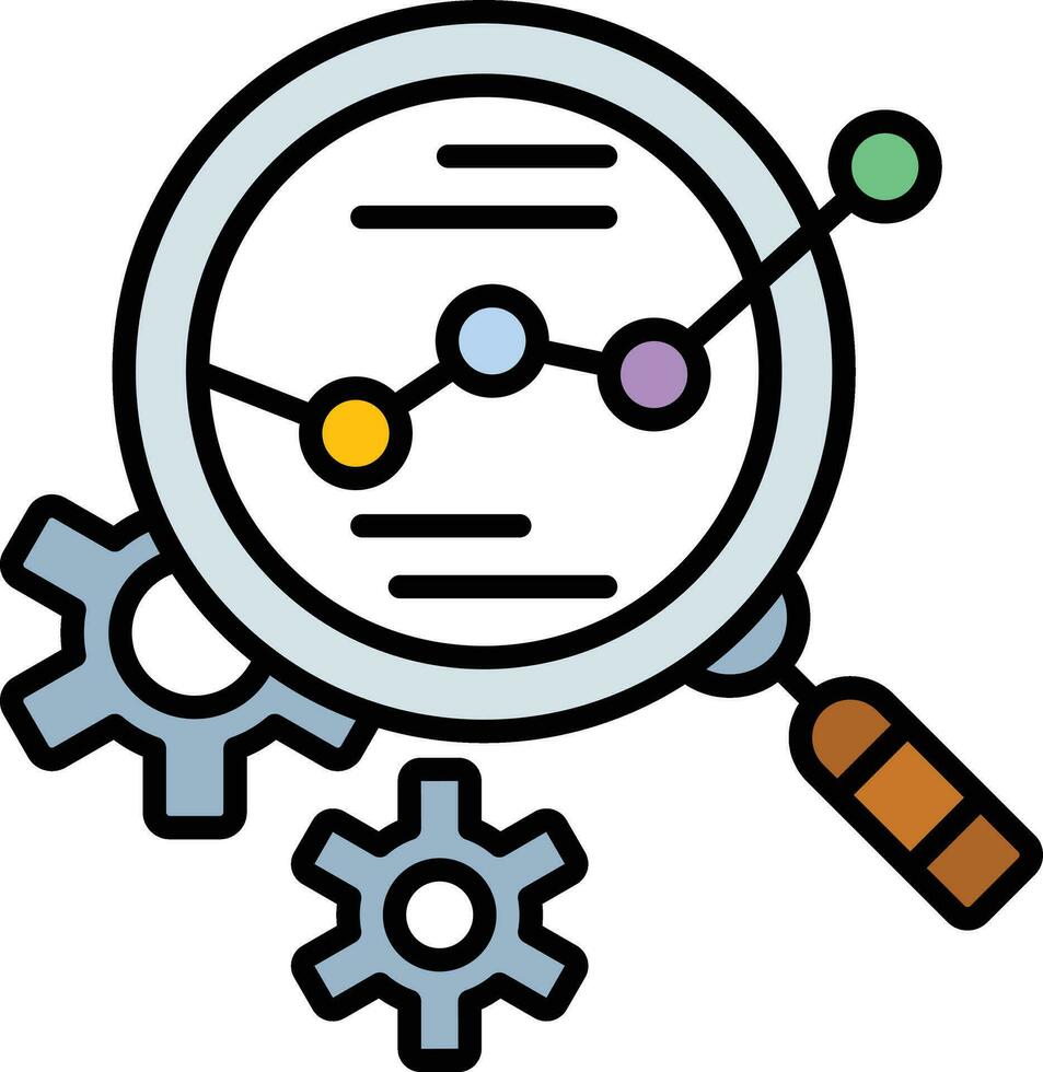 Diagnostic Analytics Vector Icon