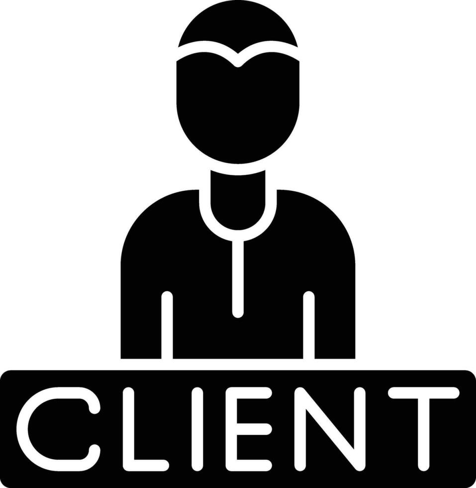 clientela vector icono