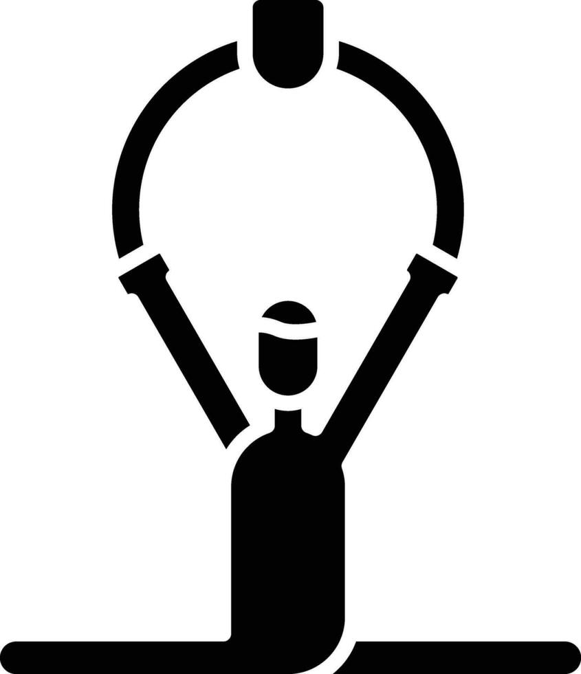 Trapeze Artist Vector Icon