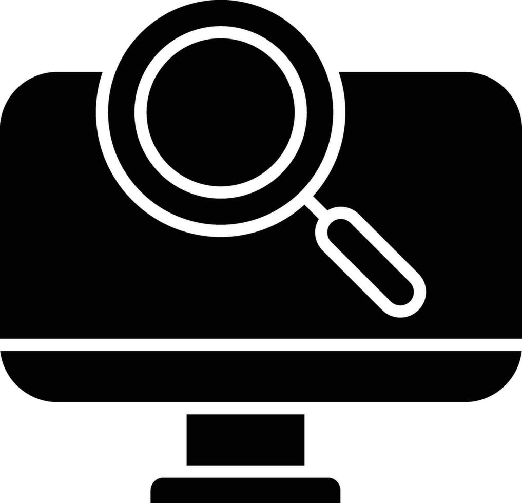 Screen Magnification Vector Icon