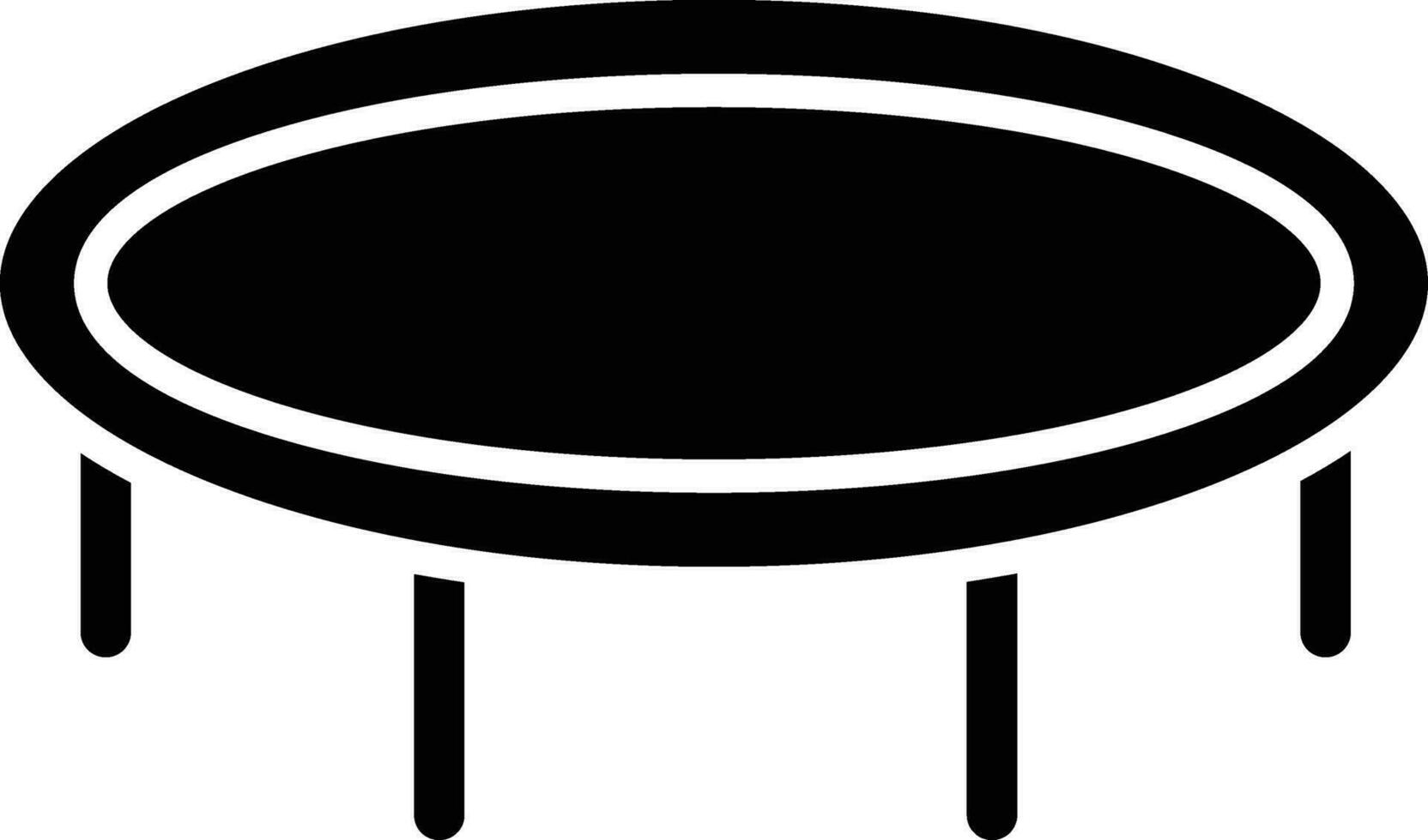 Trampoline Vector Icon