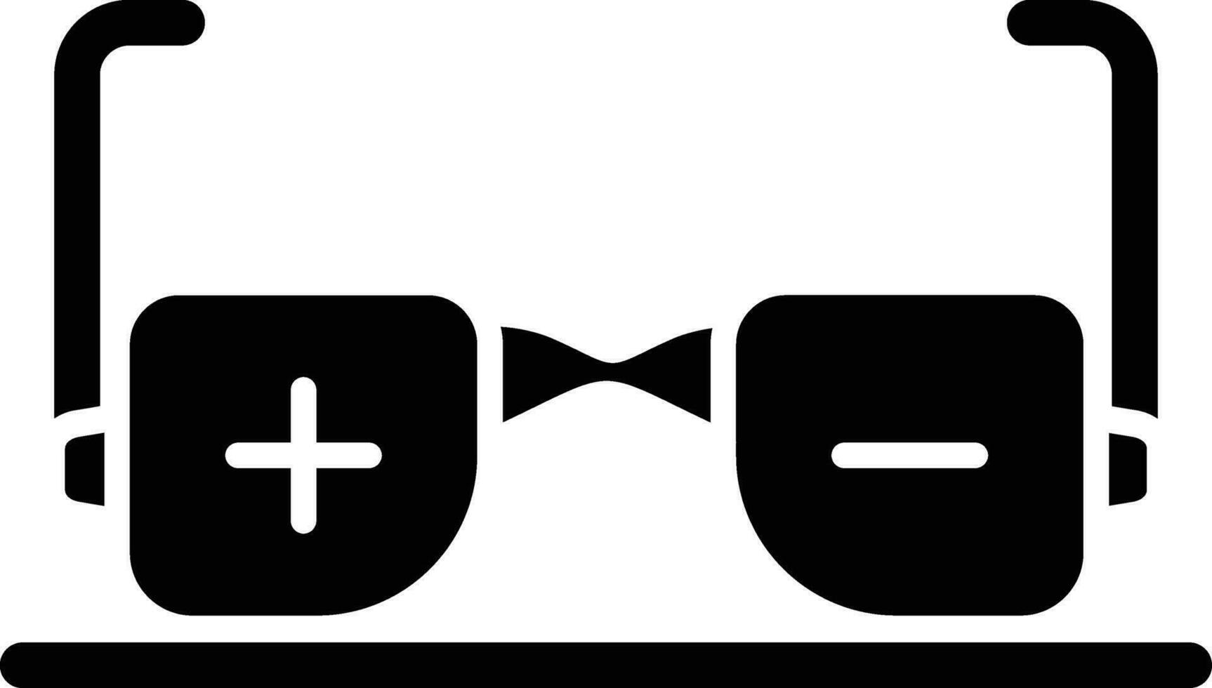 Prescription Sunglasses Vector Icon