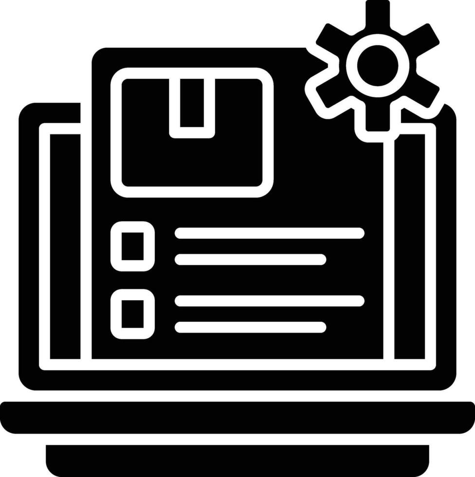 Content Management System Vector Icon