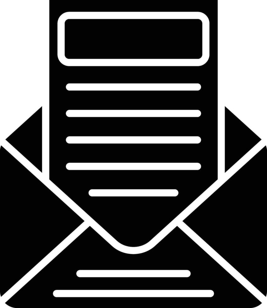 E Newsletter Vector Icon