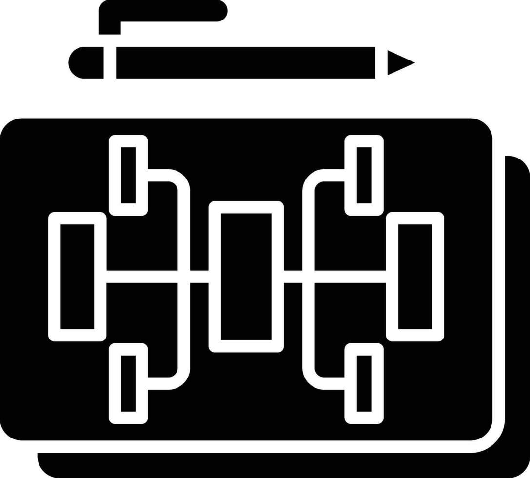 Mind Mapping Vector Icon