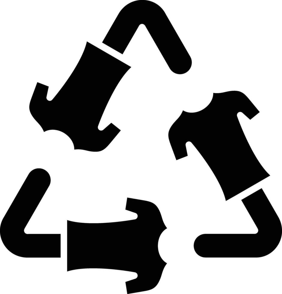 Downcycling Vector Icon