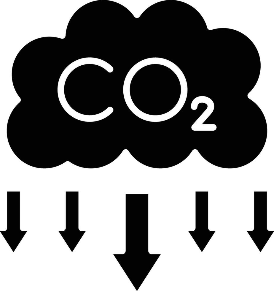 Carbon Emissions Vector Icon