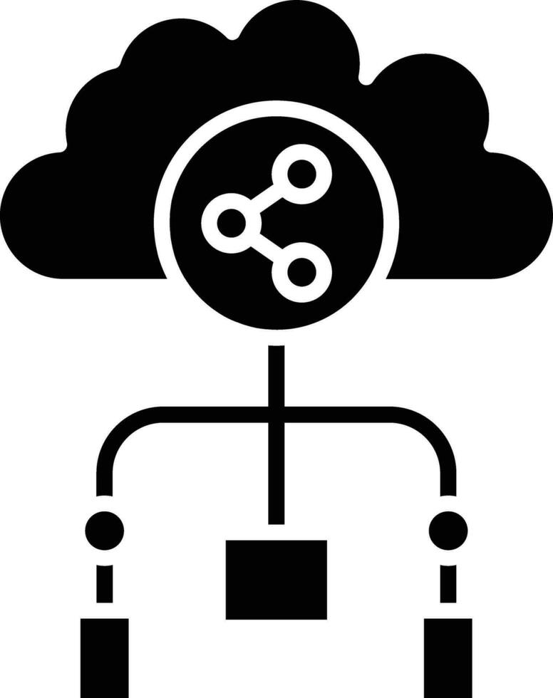 Sharing Platform Vector Icon