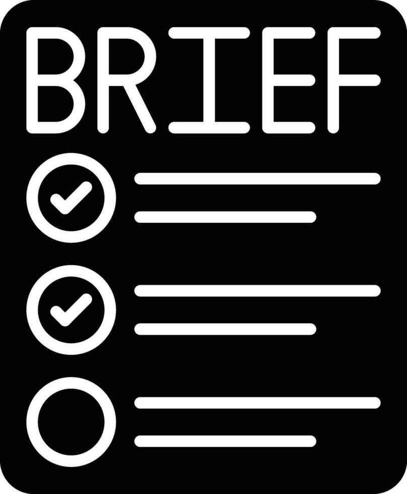 Brief Vector Icon