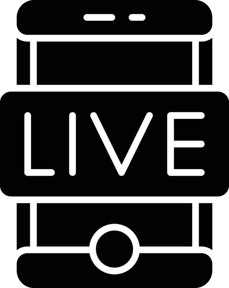 Live Stream Vector Icon