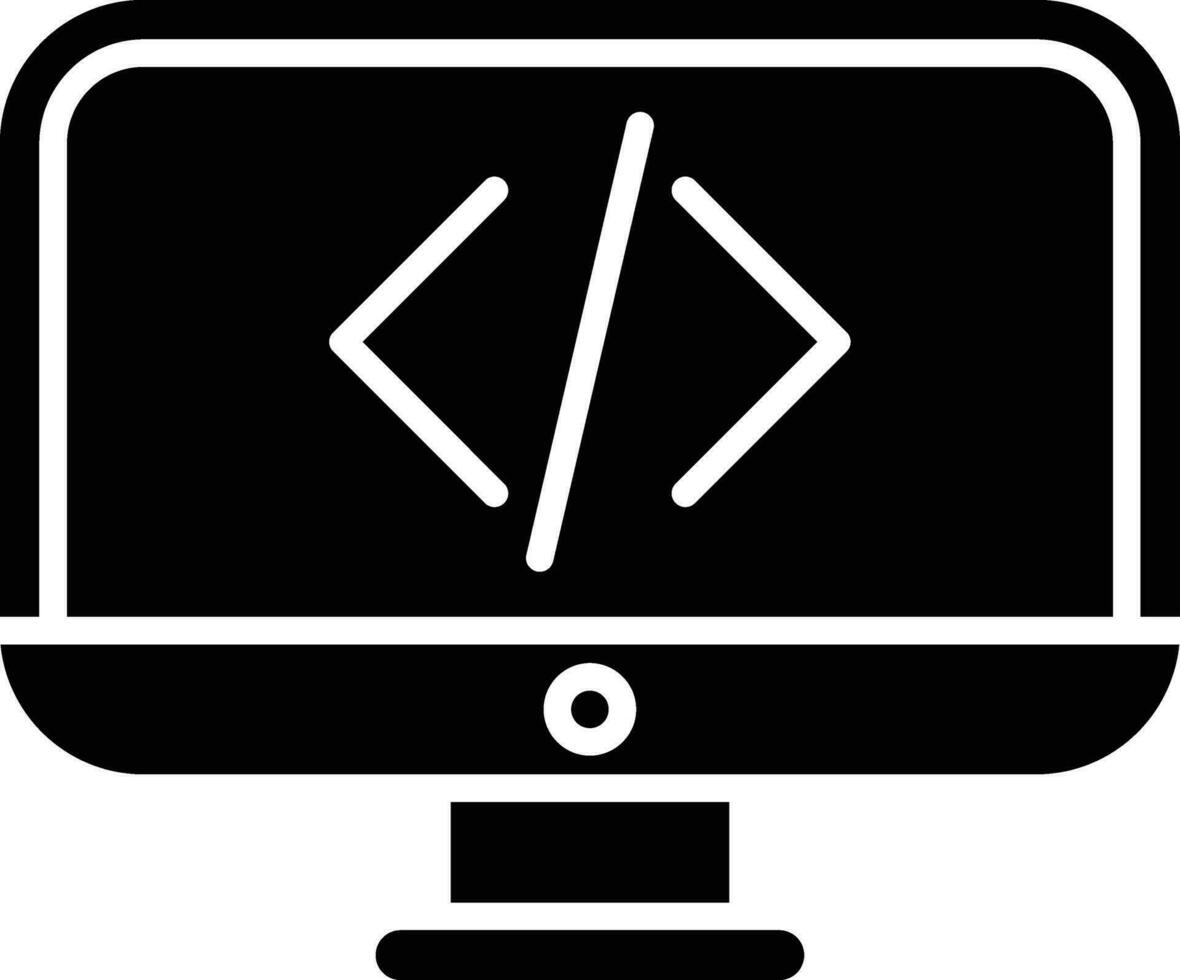 icono de vector de programador