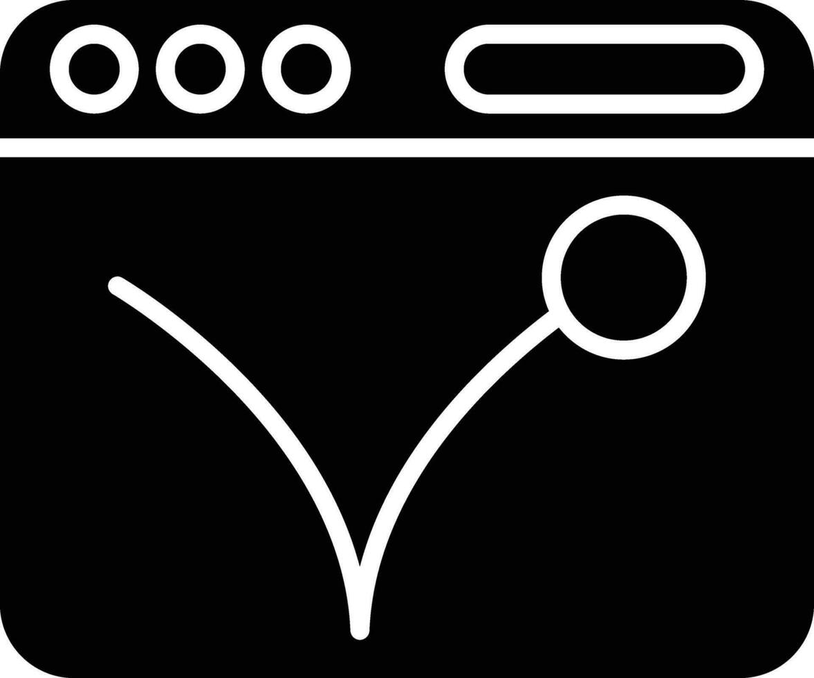 Bounce Rate Vector Icon