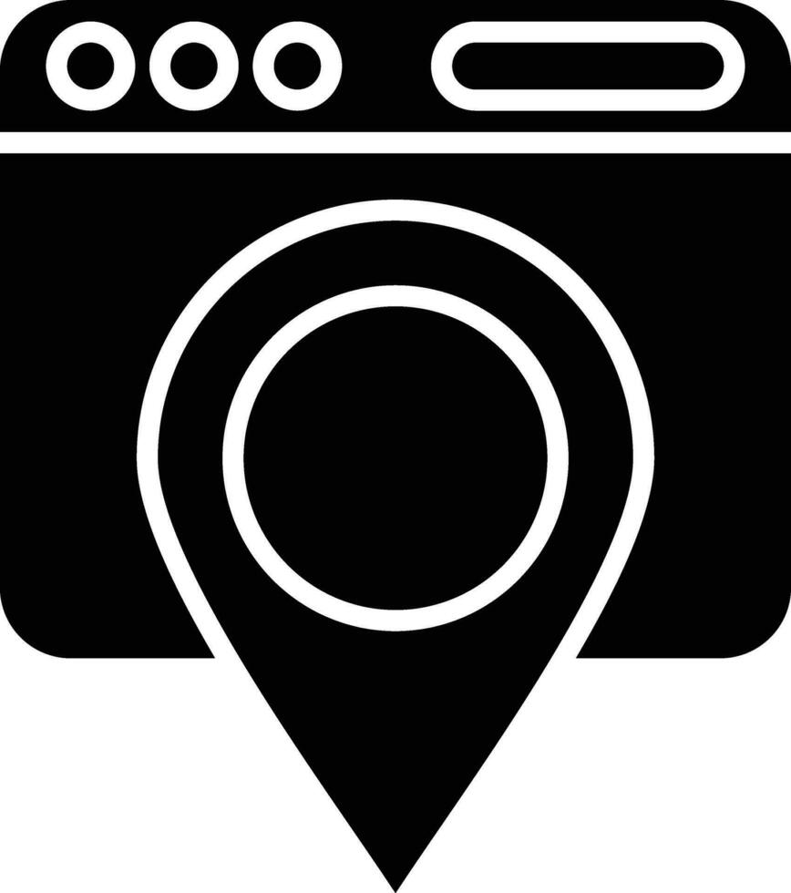 mapa paquete vector icono
