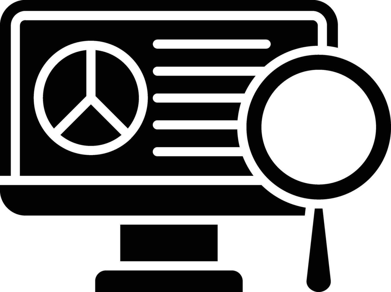 Monitoring Project Data Vector Icon