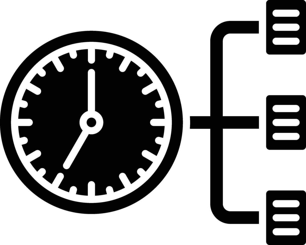 icono de vector de horario