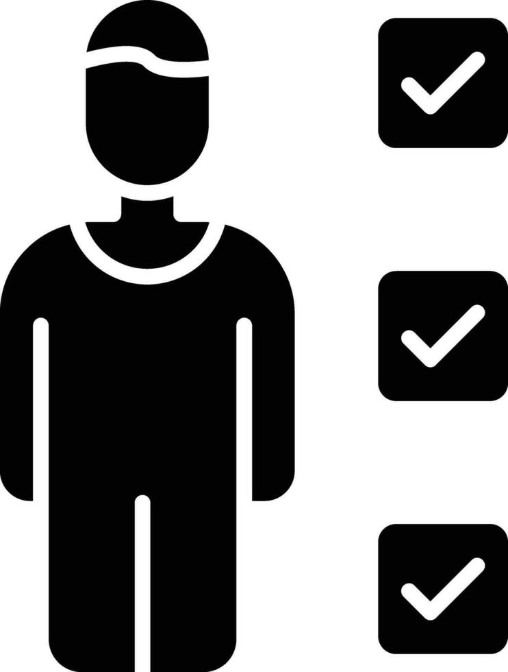 Employee Qualification Vector Icon