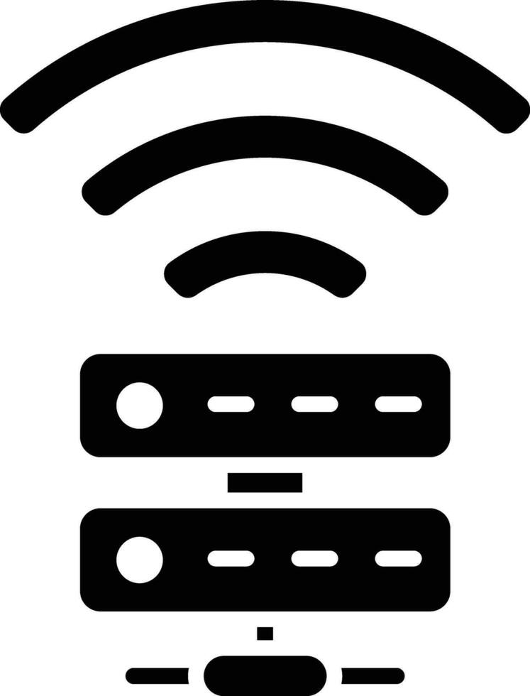 Wifi Server Vector Icon