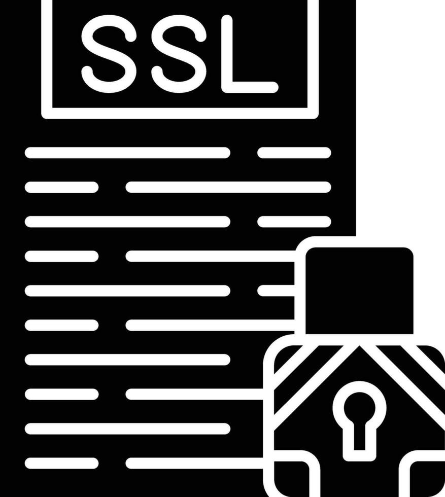 icono de vector de ssl