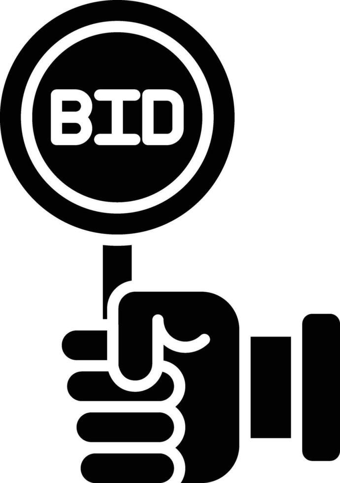 Auction Vector Icon
