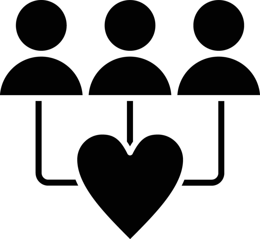 Caring People Vector Icon