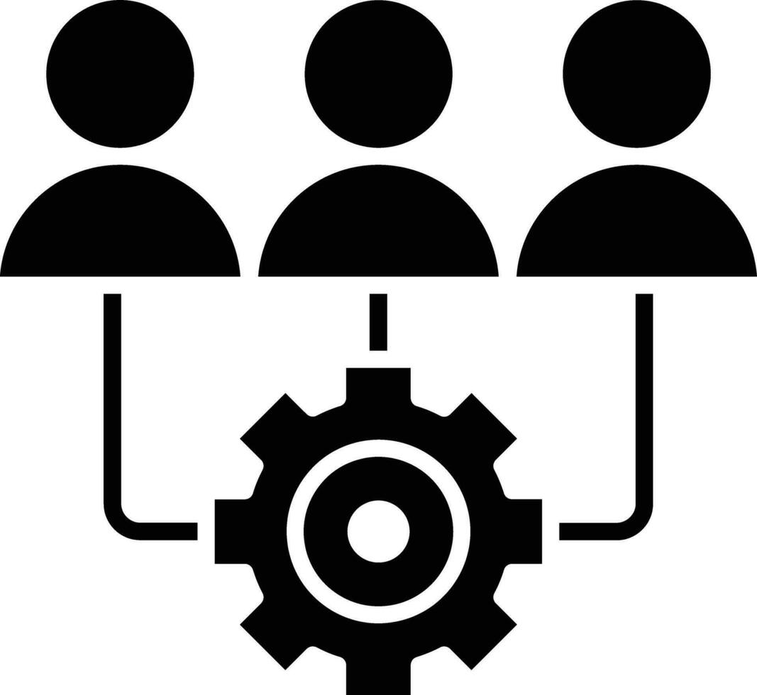 icono de vector de equipo