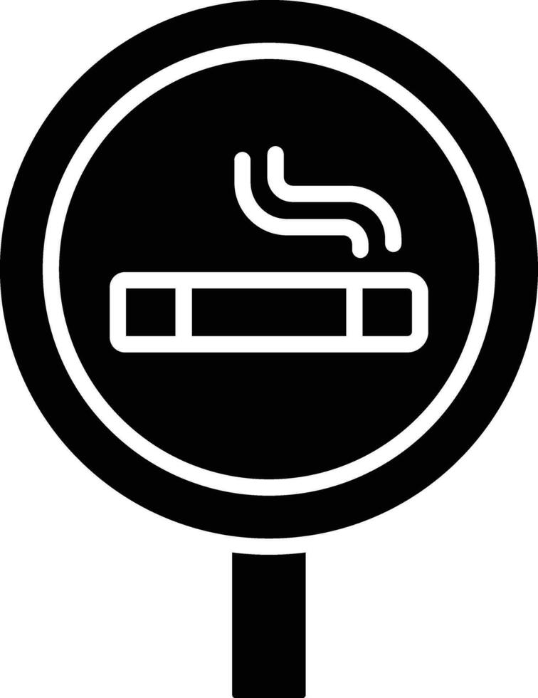 Smoking Room Vector Icon