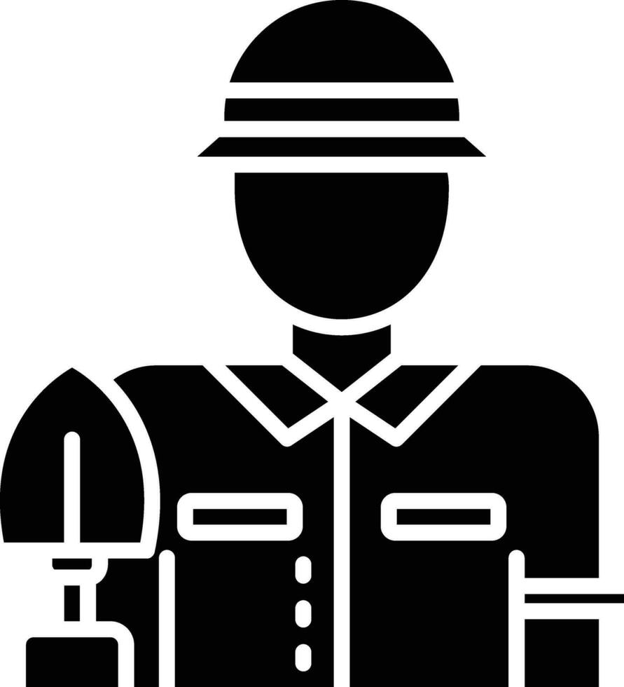 Archaeologist Male Vector Icon