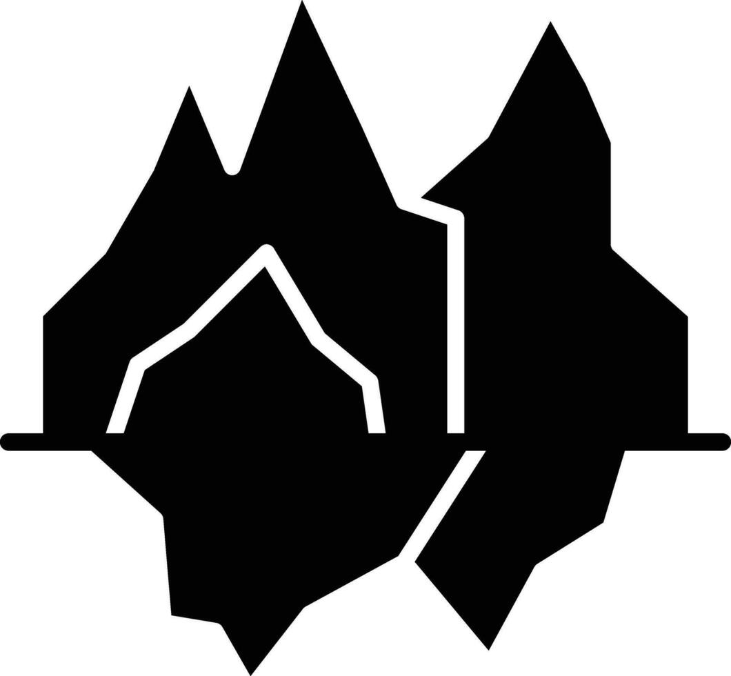 Glacier Vector Icon