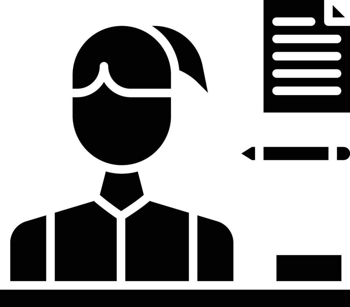 Secretary Vector Icon