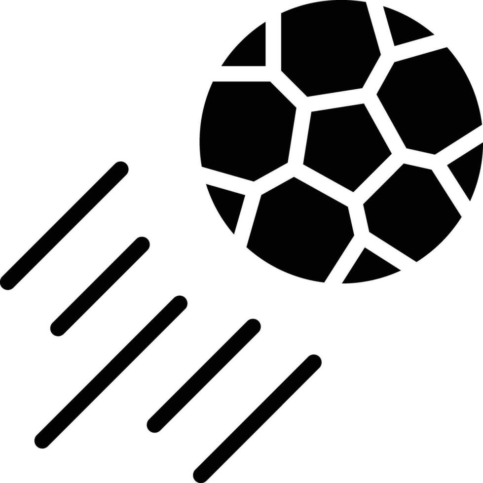 icono de vector de balón de fútbol