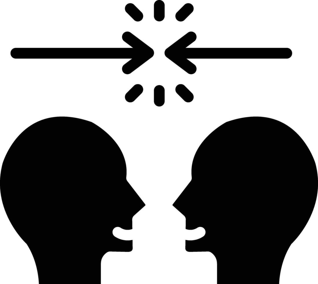 Conflict Resolution Vector Icon