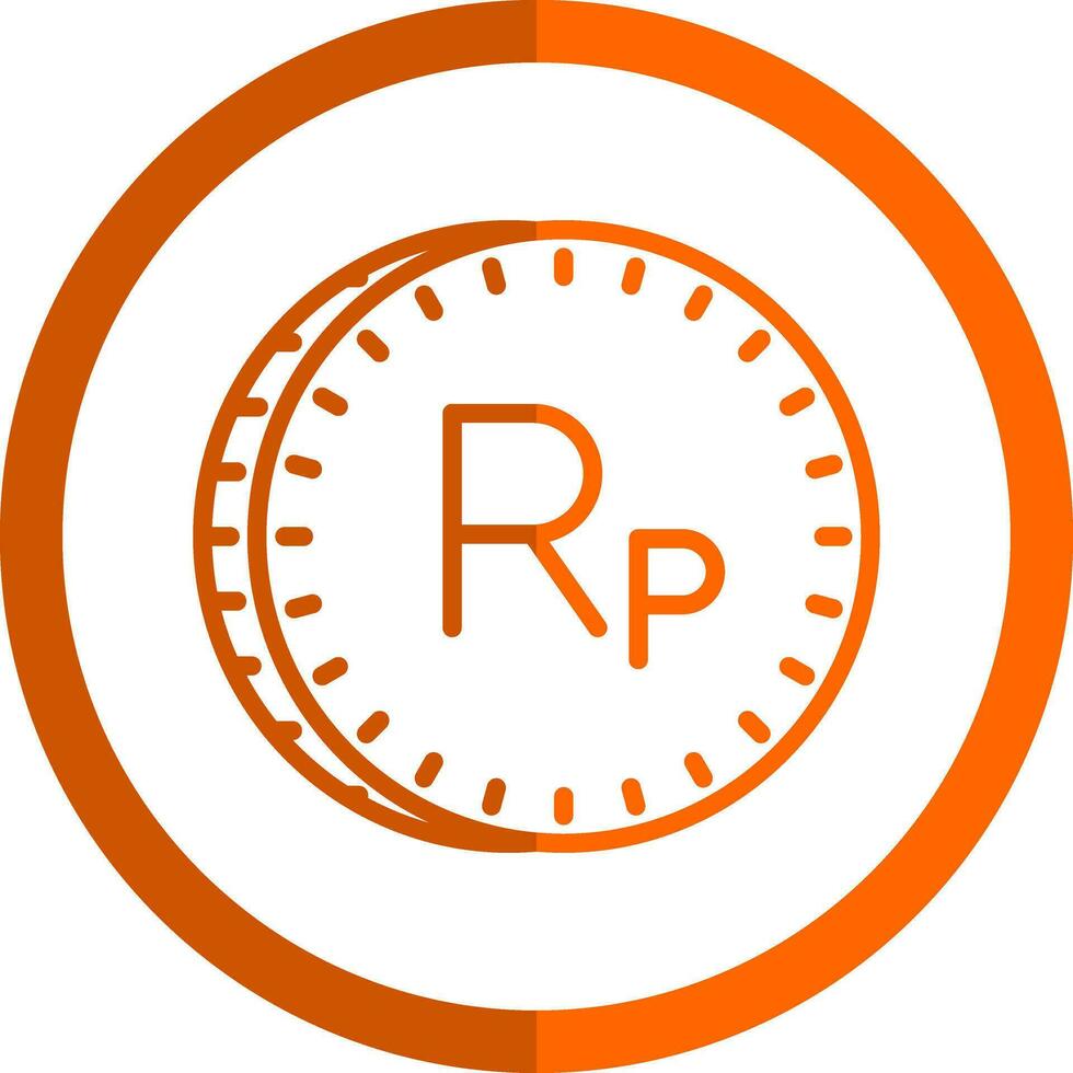 Indonesian Rupiah Vector Icon Design