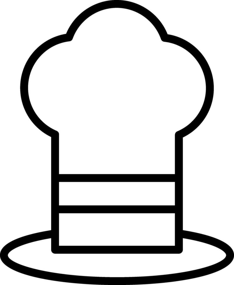 diseño de icono de vector de sombrero de chef