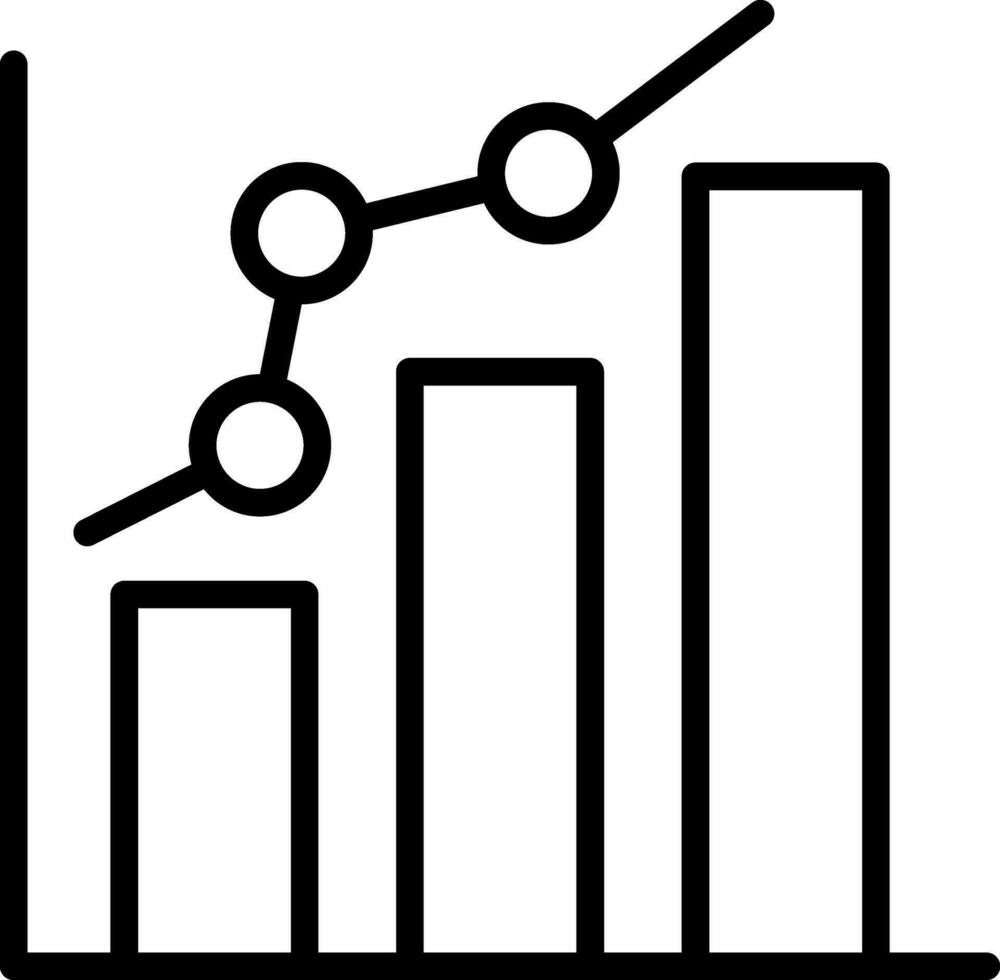 Bar chart Vector Icon Design