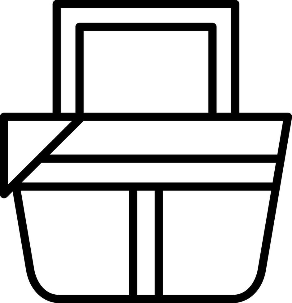 picnic cesta vector icono diseño