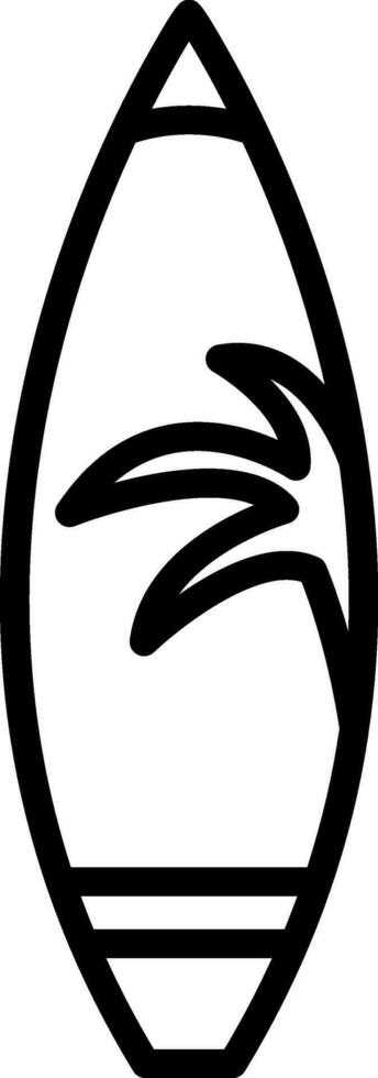 Suffboard Vector Icon Design