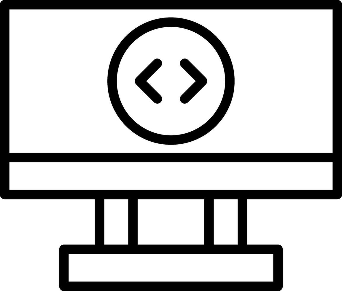 Remote Desktop Vector Icon Design