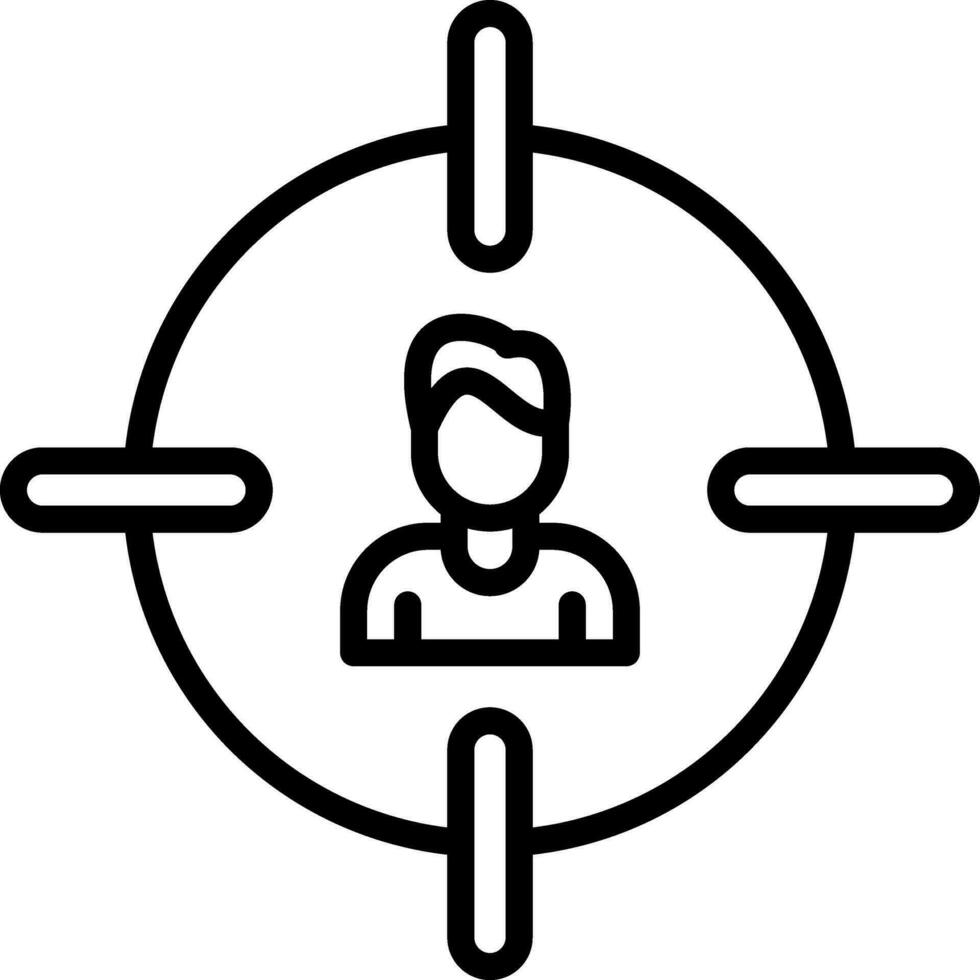 Target Audience Vector Icon Design