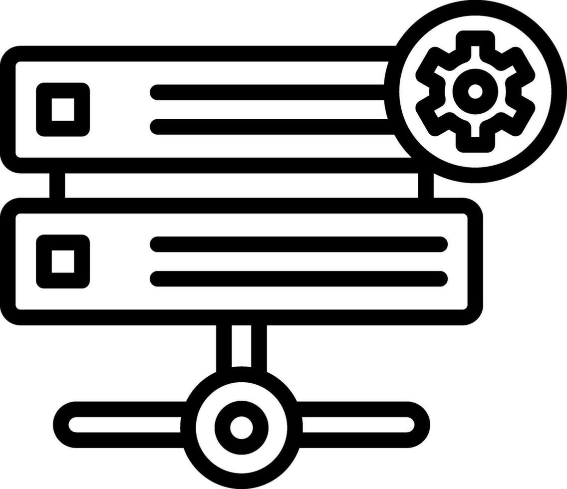 Hosting Vector Icon Design