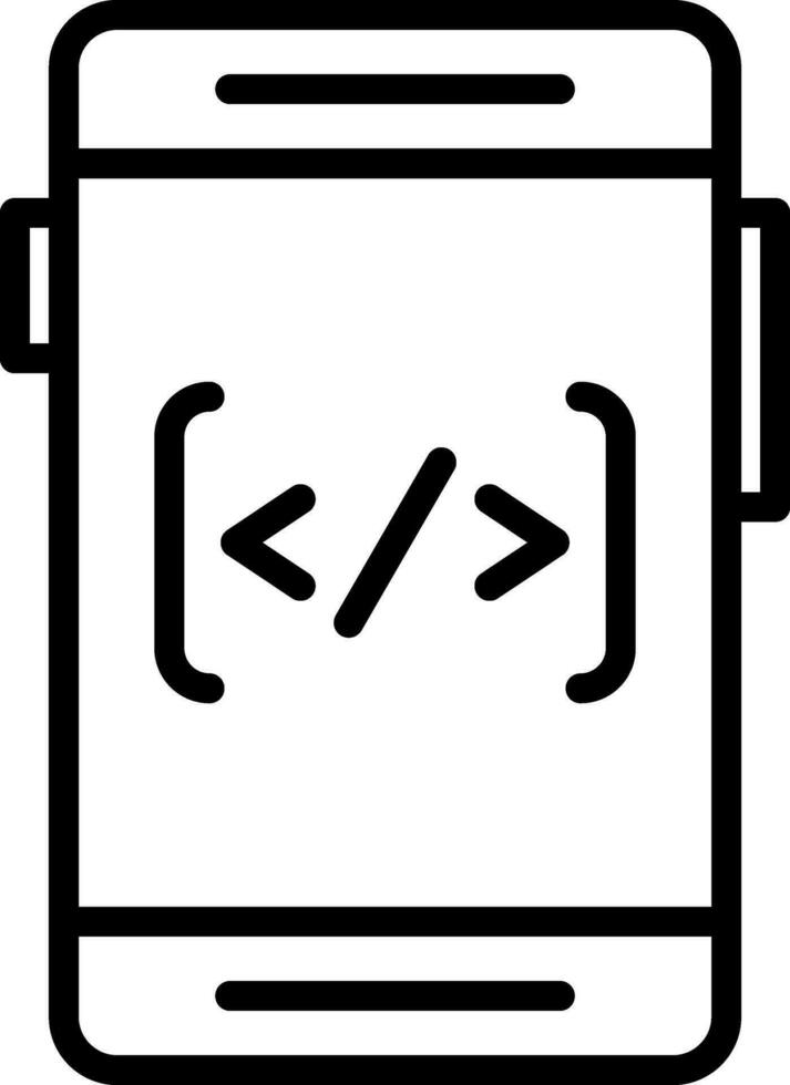 Coding Vector Icon Design