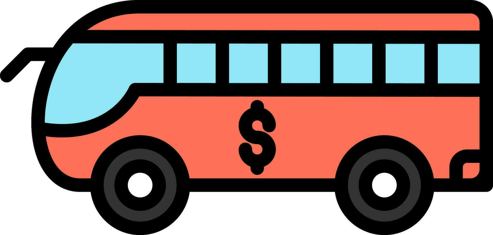 Bus Vector Icon Design