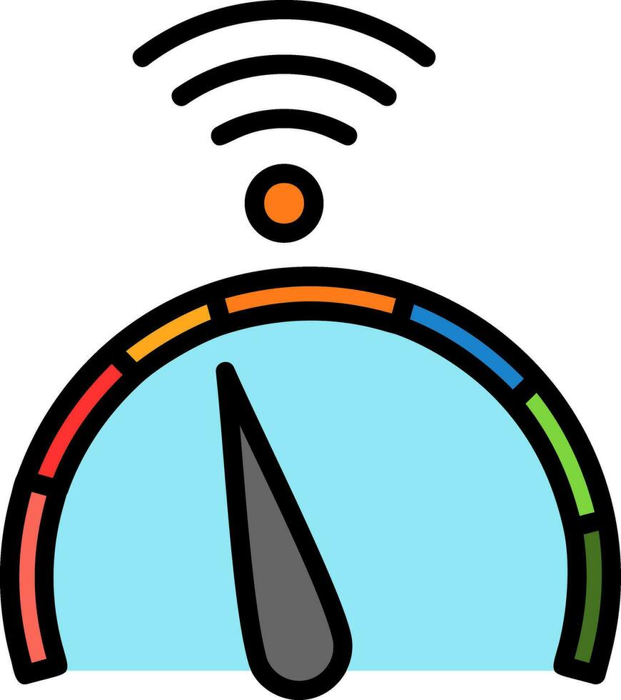 Network Speed Vector Icon Design