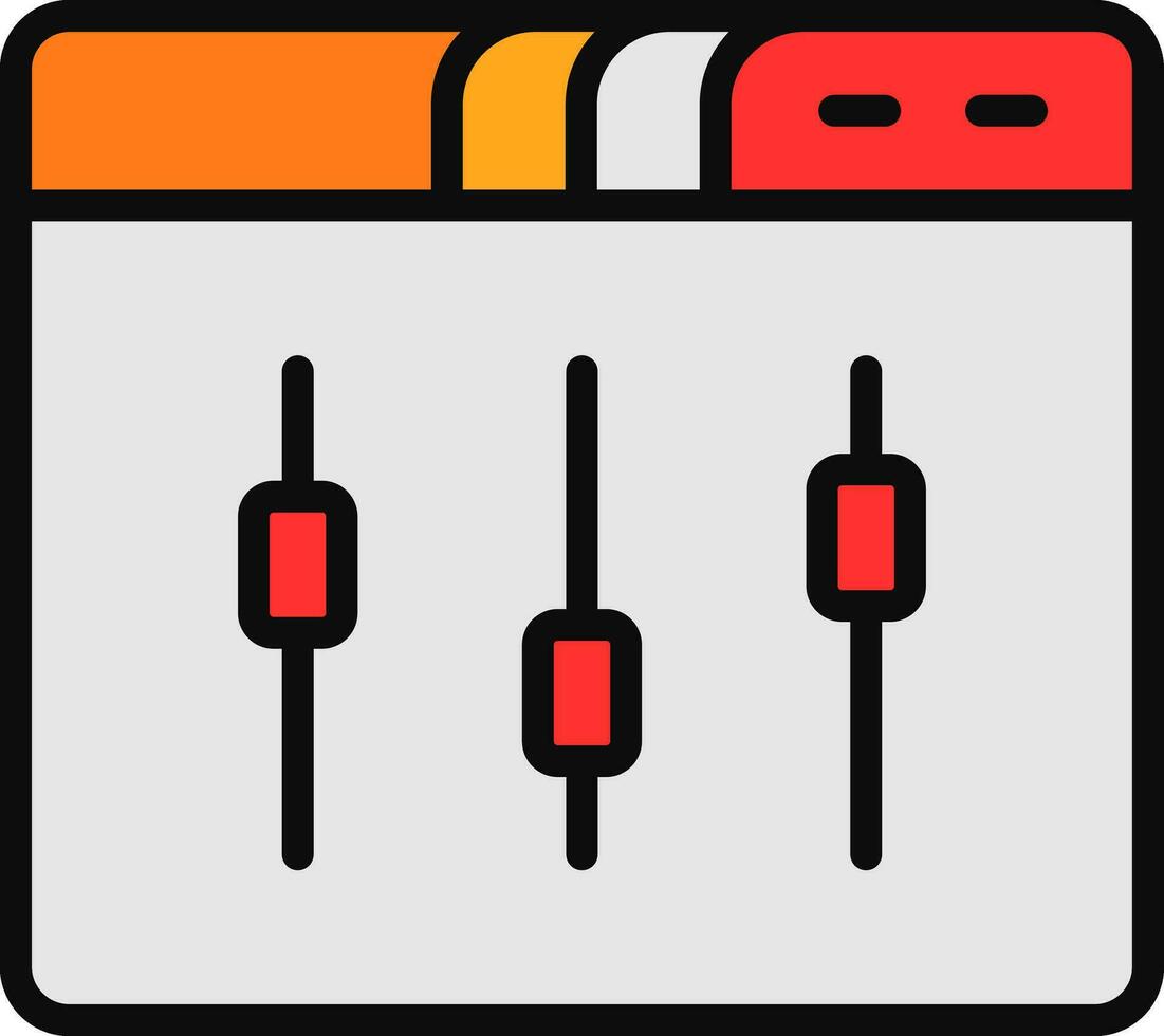 diseño de icono de vector de configuración