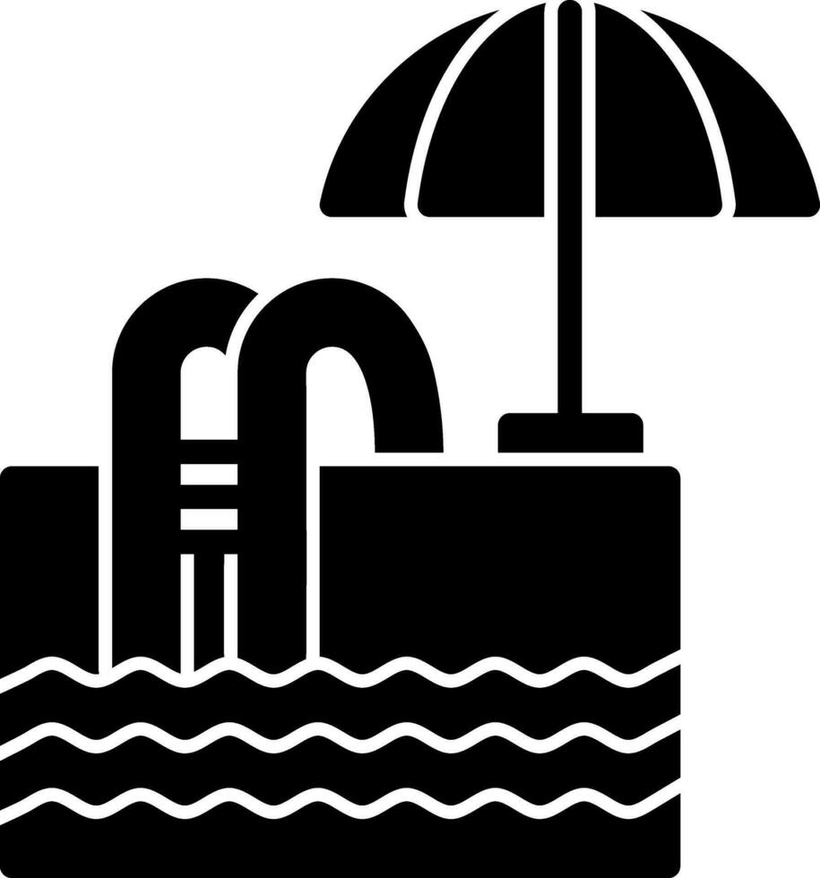 Swimming pool Vector Icon Design
