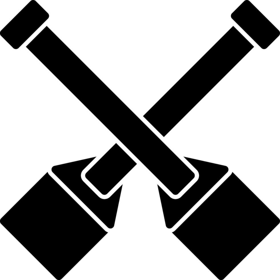 Oar Vector Icon Design