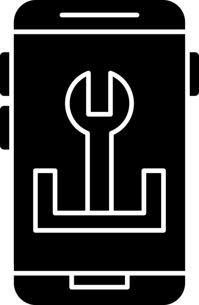 App Troubleshooting Vector Icon Design