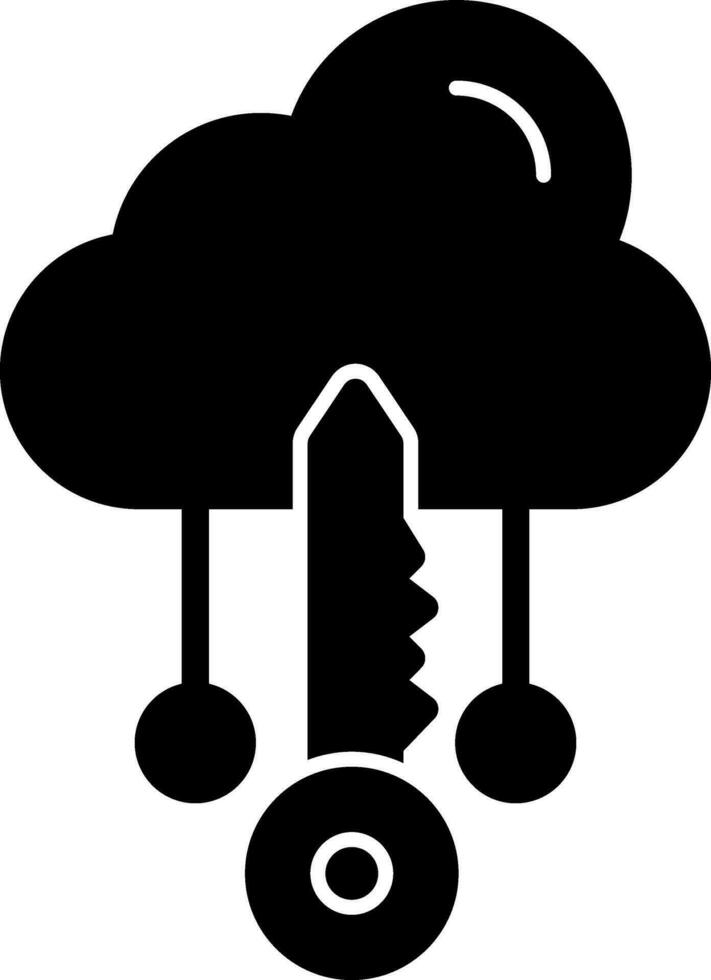 Cloud Access Vector Icon Design