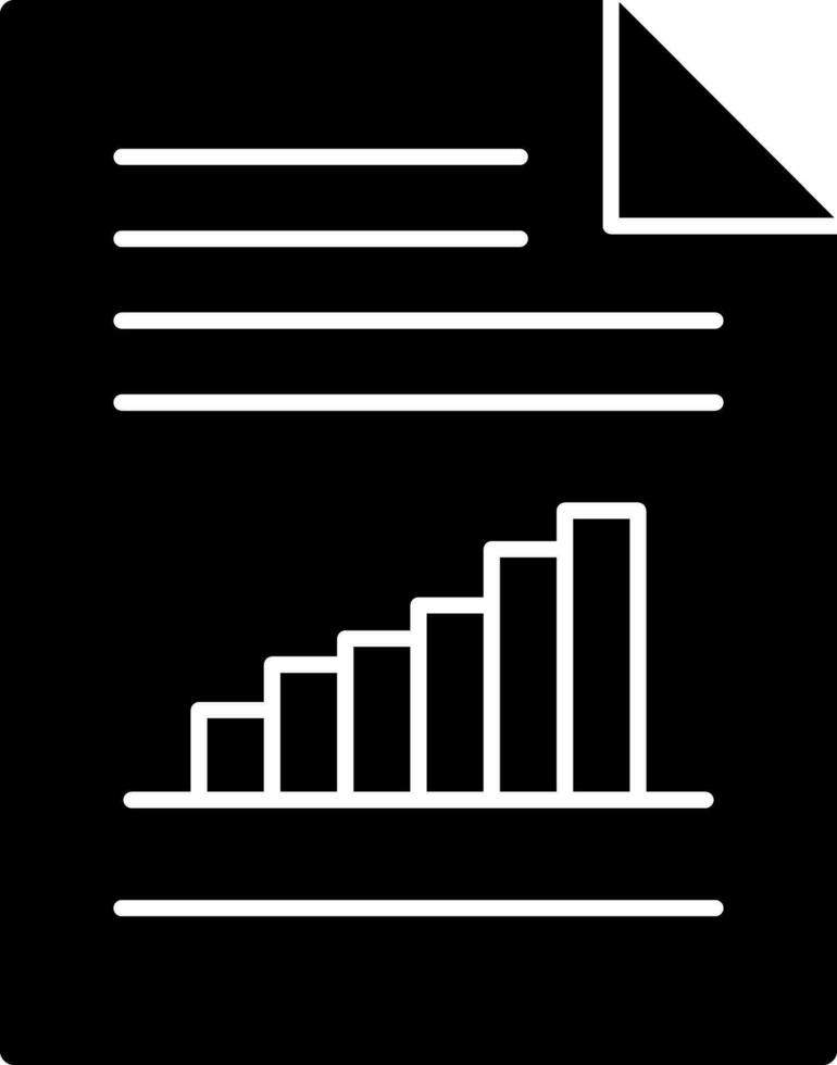 Bar Chart Vector Icon Design