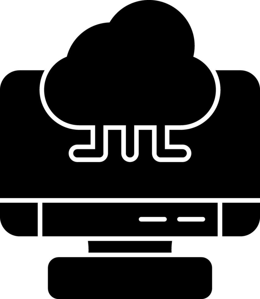 Cloud Computing Vector Icon Design