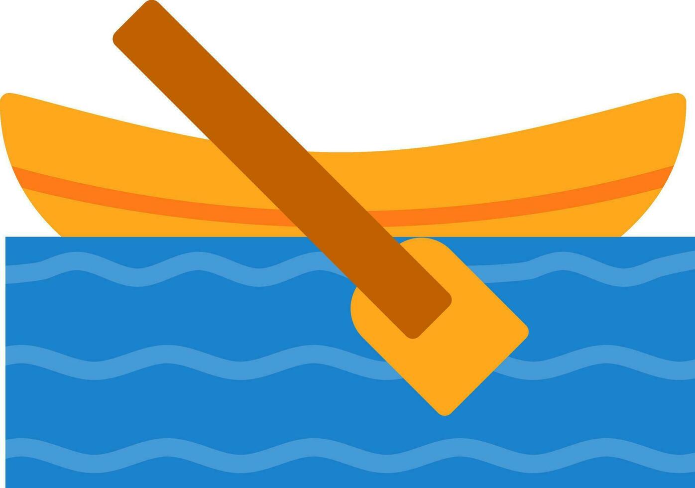 Dinghy Vector Icon Design